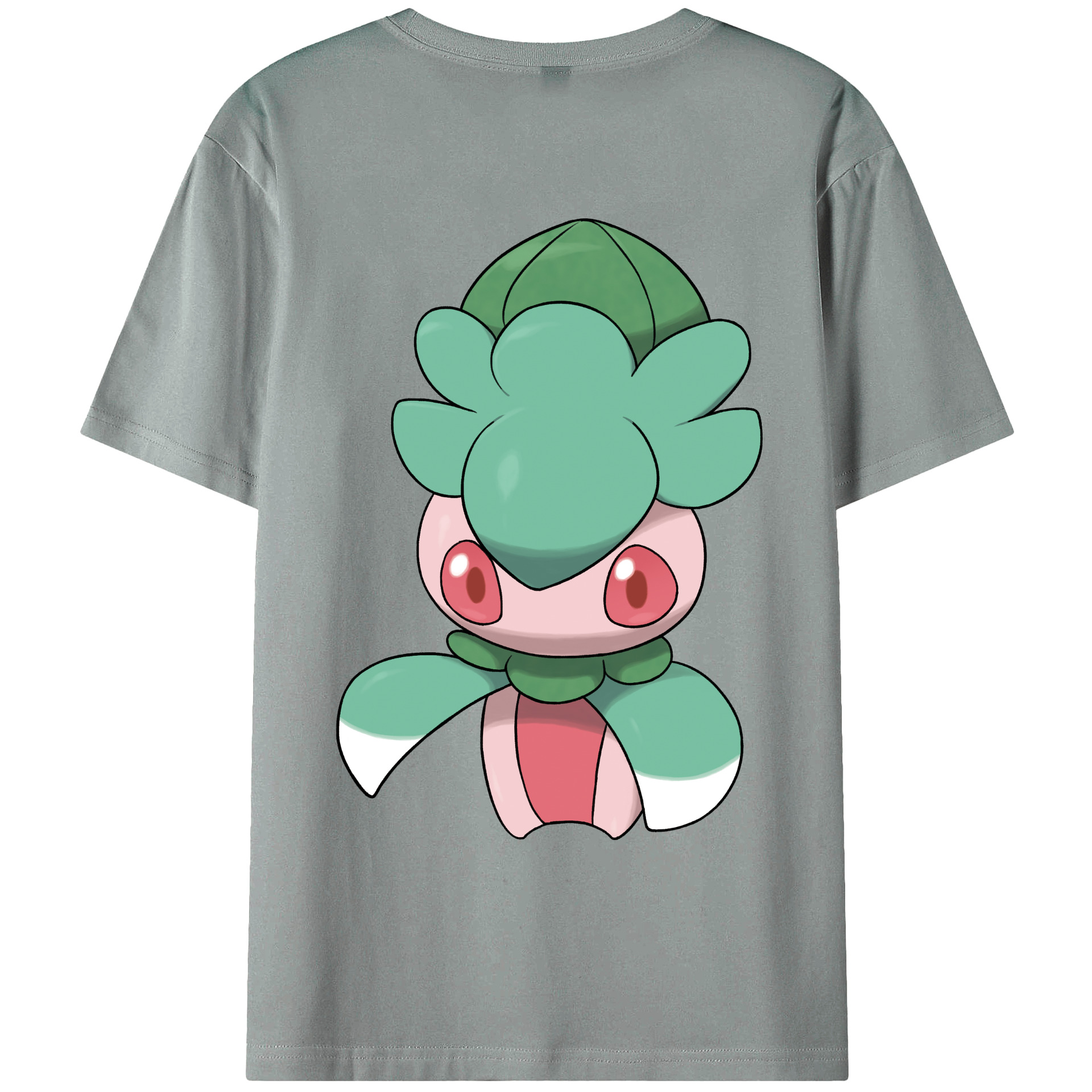 （画像用） ポケットモンスター Pokémon 綿100％ メンズ半袖Tシャツ（バックプリント） 通気性